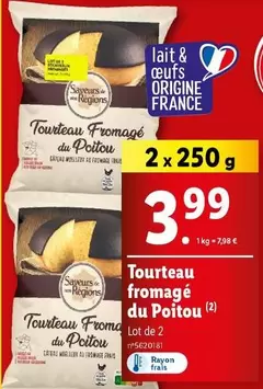 Tourteau Fromagé Du Poitou - Saveurs De Nos Régions