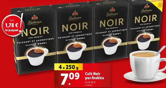 Bellarom - Café Noir Pur Arabica