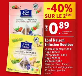 Lord Nelson - Infusion Rooibos