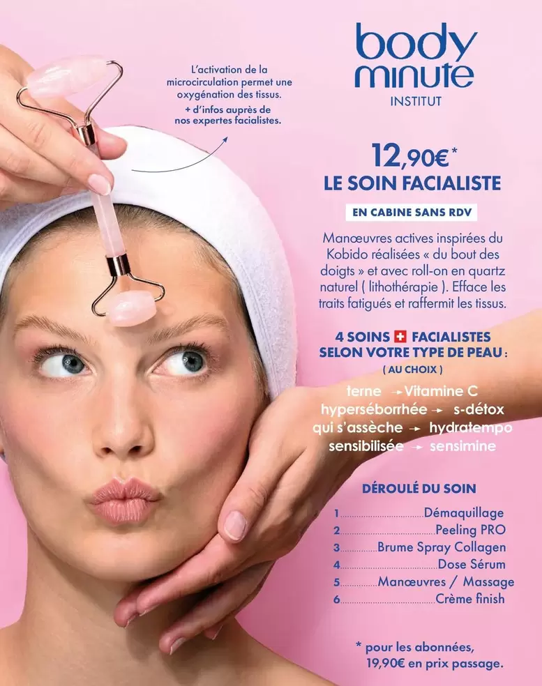 Body Minute - Le Soin Facialiste offre à 12,9€ sur Body Minute