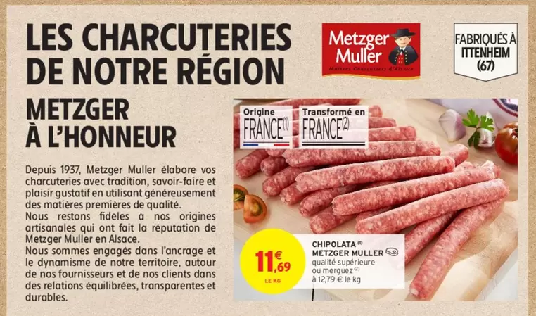 Metzger Muller - ChipOLATA A MEUTERER