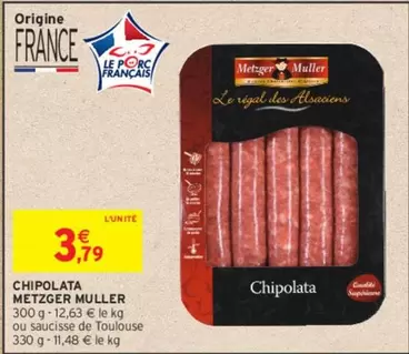 Metzger Muller - Chipolata