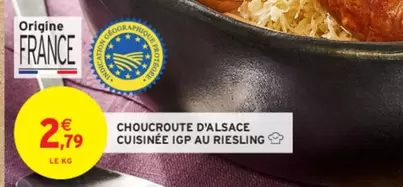 Choucroute D'alsace Cuisinée Igp Au Riesling