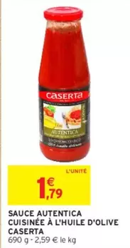 Caserta - Sauce Autentica à l'Huile d'Olive : Une délicieuse recette traditionnelle à découvrir !