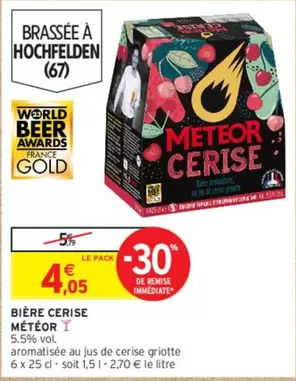 Meteor - Métôor - Bière Cerise