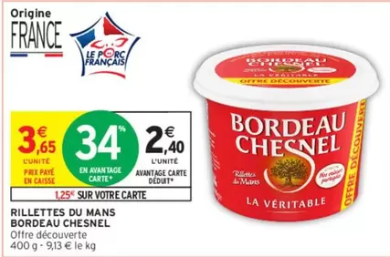 Bordeau Chesnel - Rillettes Du Mans