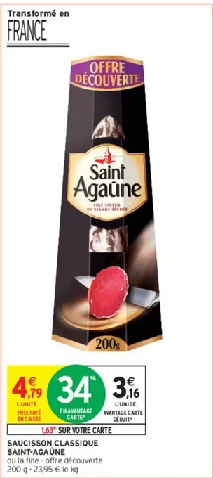 Saint Agaune - Saucissoon Classique