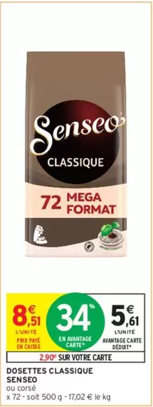 senseo - dosettes classique