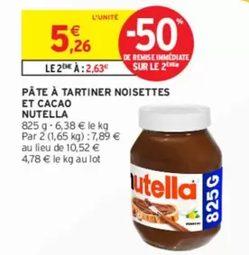 Nutella - Pâte À Tartiner Noisettes Et Cacao