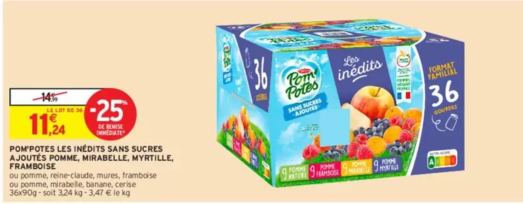 Pom'potes - Pompo Este : Inédits Sans Sucres Ajoutés, profitez de cette délicieuse promo !