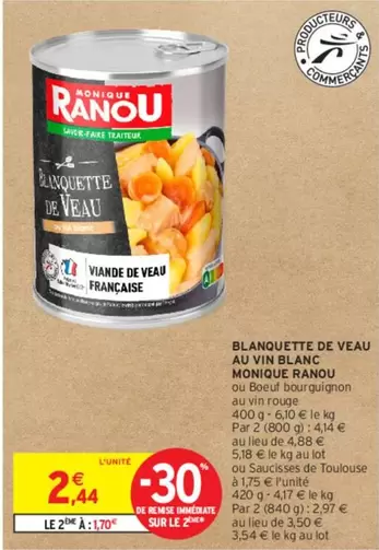 Monique Ranou - Blanquette De Veau Au Vin Blanc