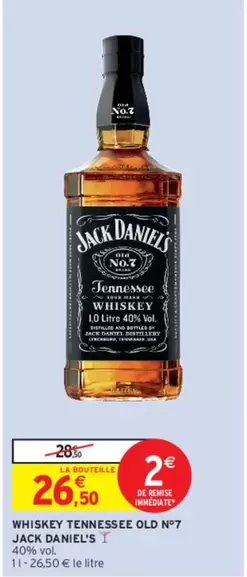 Jack Daniel's - Whisky Tennessee Old N°7