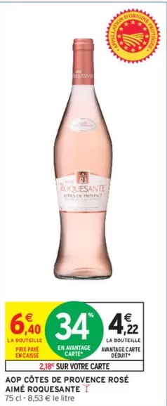 Aimé Rouesante - Aop Côtes De Provence Rosé