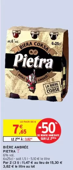 Pietra - Biere Ambrée