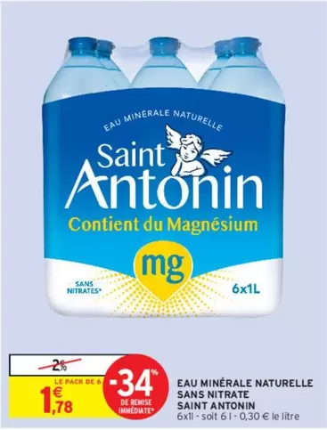 Saint Antonin - Eau Minerale Naturelle