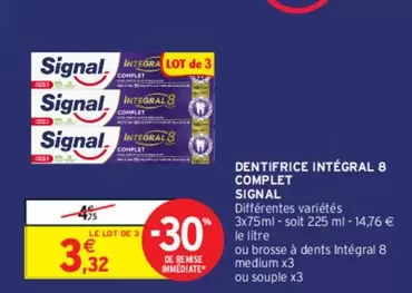 Signal - Dentifrice Intégral 8 Complet