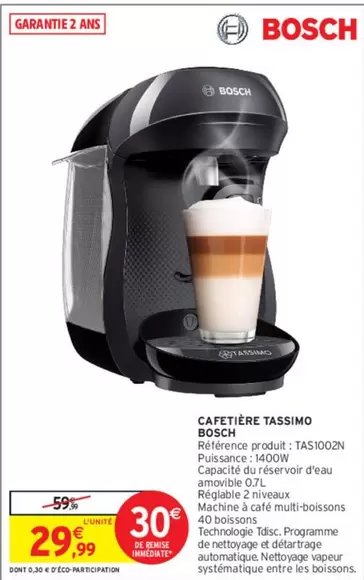 Bosch - Cafetière Tassimo