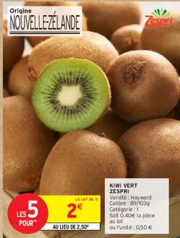 Zespri - zespri - Kiwi Vert