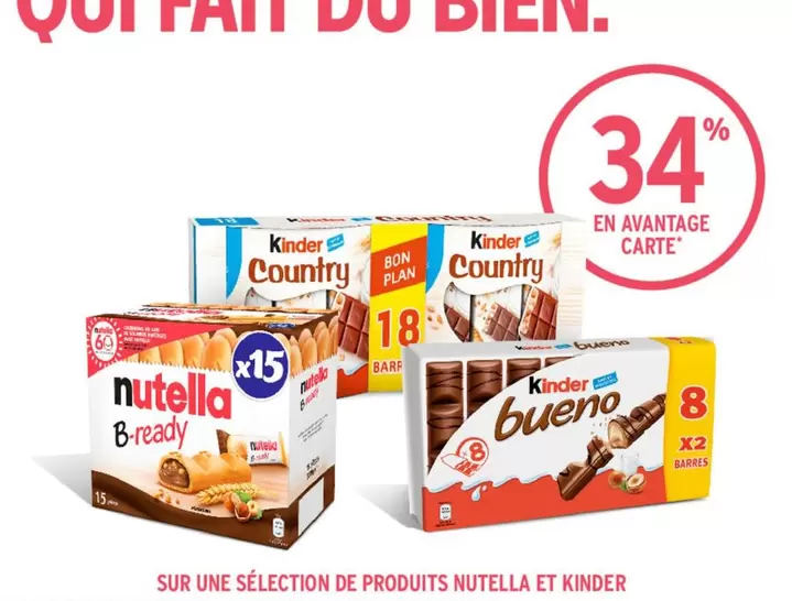 Kinder - Sur Une Sélection De Produits