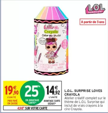 Complet - L.o.l. Surprise -  Loves Crayola