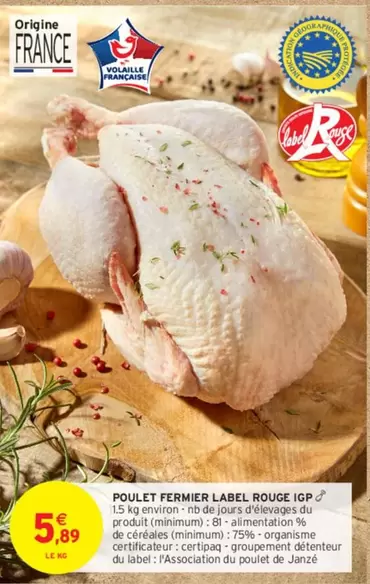 Label Rouge - Poulet Fermier  Igp