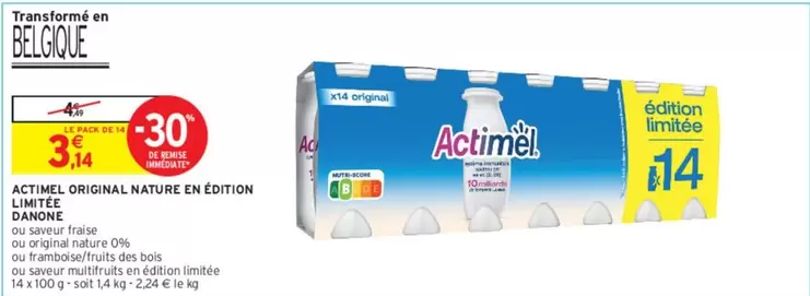 Danone - Actimel Original Nature En Édition