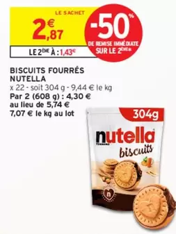 Nutella - Biscuits Fourrés