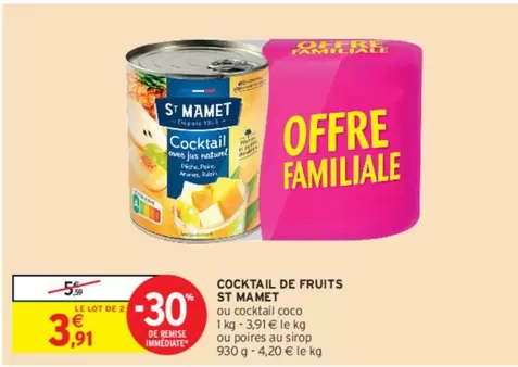 Saint Mamet - Cocktail De Fruits