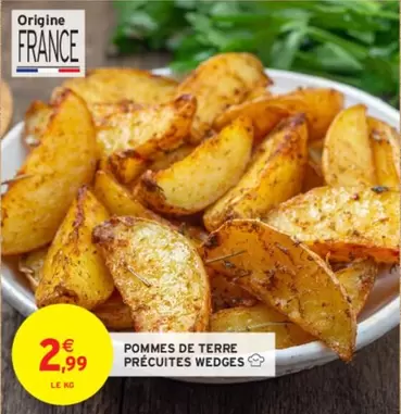 Pommes De Terre Precuites Wedges