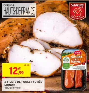 Lionor - 2 Filets De Poulet Fumés