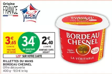 Bordeau Chesnel - Rillettes Du Mans