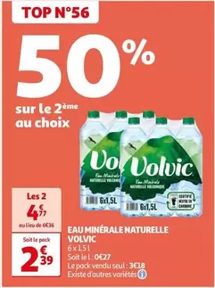 Volvic - Eau Minerale Naturelle offre à 2,39€ sur Auchan Hypermarché