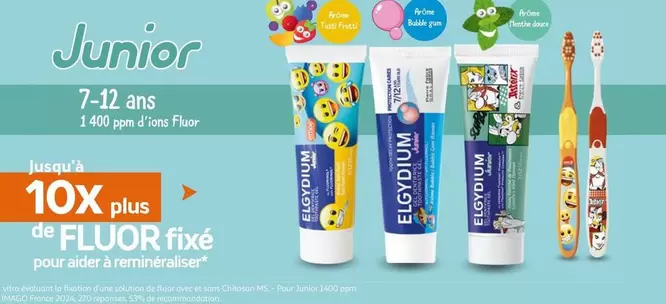 Elgydium - Junior offre sur Auchan Hypermarché