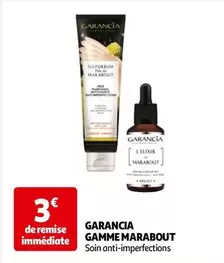 Garancia - Gamme Marabout offre à 3€ sur Auchan Hypermarché