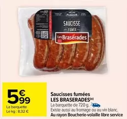 Les Braserades - Saucisses Fumées