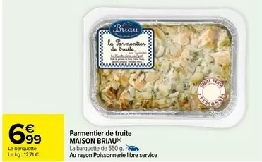 maison briau - parmentier  de truite