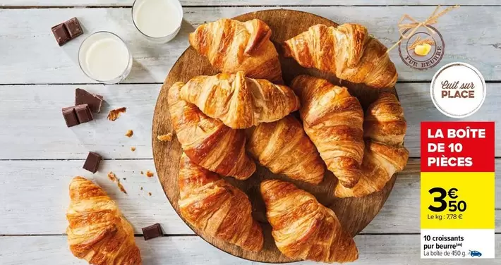 10 Croissants Pur Beurre