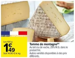 tomme de montagne