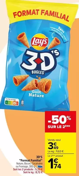 Lay's - Format Familial 3D'S 