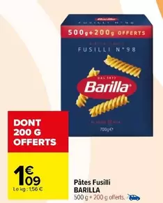 Barilla - Pâtes Fusilli