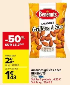 Bénénuts - Amandes Grillées À Sec