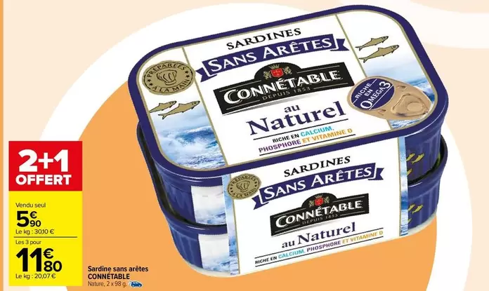 Connetable - Sardines Sans Aretes