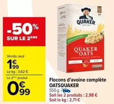 Quaker - Oatsqueaker Flocons D'Avoine Complète