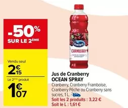 Ocean Spray - Jus De Cranberry