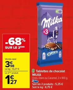 Milka - Tablettes De Chocolat