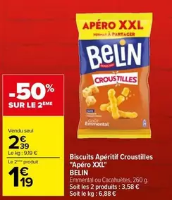 Belin - Croustilles Apéritif XXL : Le Snack Parfait pour Vos Apéros !