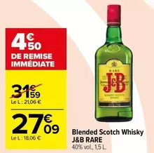 J&B -  Rare Blended Scotch Whisky