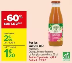 jardin bio étic - pur jus