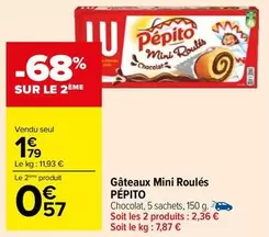 lu - gâteaux mini roulés