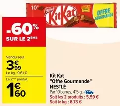 Nestlé - Kit Kat "Offre Gourmande"